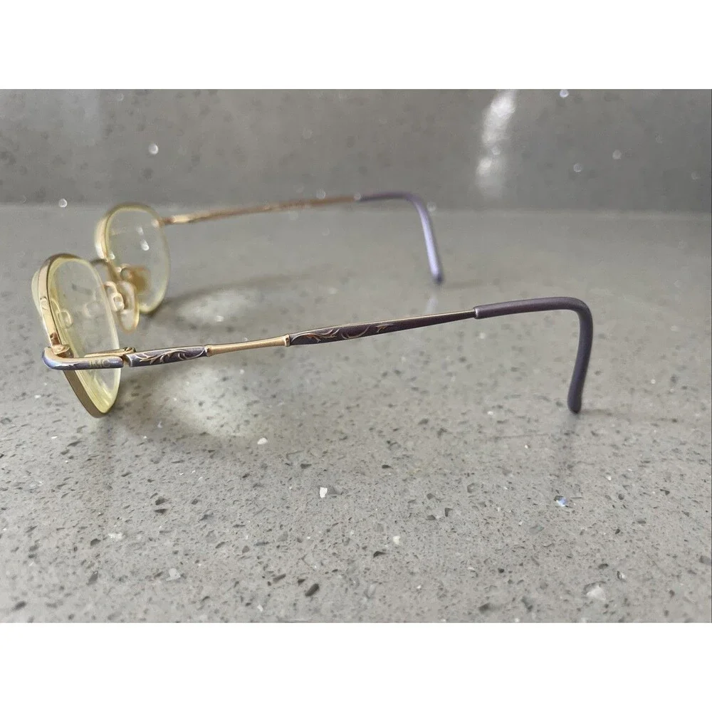 JESSICA MCCLINTOCK CV JMC 162 Lilac EYEGLASSES Frames ONLY 53-17-125 Half Rim